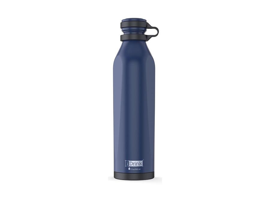 BOTELLA TERMICA I-DRINK B-EVO 500ML AZUL OSCURO BRUNELLESCHI | 8057711462490 | Librería Castillón - Comprar libros online Aragón, Barbastro