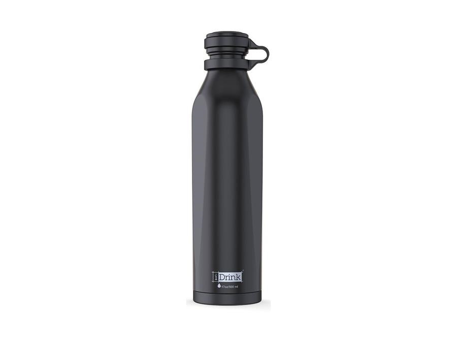 BOTELLA TERMICA I-DRINK B-EVO 500ML NEGRO CARAVAGGIO | 8057711462483 | Librería Castillón - Comprar libros online Aragón, Barbastro