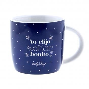 TAZA ESTRELLAS YO ELIJO SOÑAR BONITO | 8435458017027 | LOVELY STORY | Librería Castillón - Comprar libros online Aragón, Barbastro