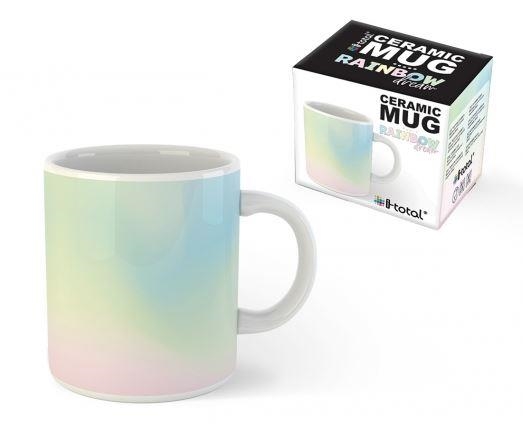 Taza de cerámica SUEÑO ARCO IRIS I-TOTAL | 8057711463657 | Librería Castillón - Comprar libros online Aragón, Barbastro