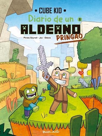 Diario de un aldeano pringao : Cómic 1 : Un nuevo guerrero | 9788408251200 | Cube Kid | Librería Castillón - Comprar libros online Aragón, Barbastro