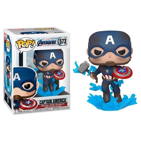 FUNKO POP MARVEL LOS VENGADORES ENDGAME CAPITAN AMERICA 573 | 0889698451376 | Librería Castillón - Comprar libros online Aragón, Barbastro