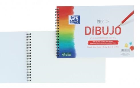 BLOC DIBUJO ESPIRAL OXFORD A5+ 20H 130GR LISO | 8412771038038 | Librería Castillón - Comprar libros online Aragón, Barbastro