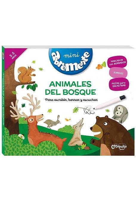 MINI ABREMENTE ANIMALES DEL BOSQUE | 9789876378802 | LOS EDITORES DE CATAPULTA | Librería Castillón - Comprar libros online Aragón, Barbastro