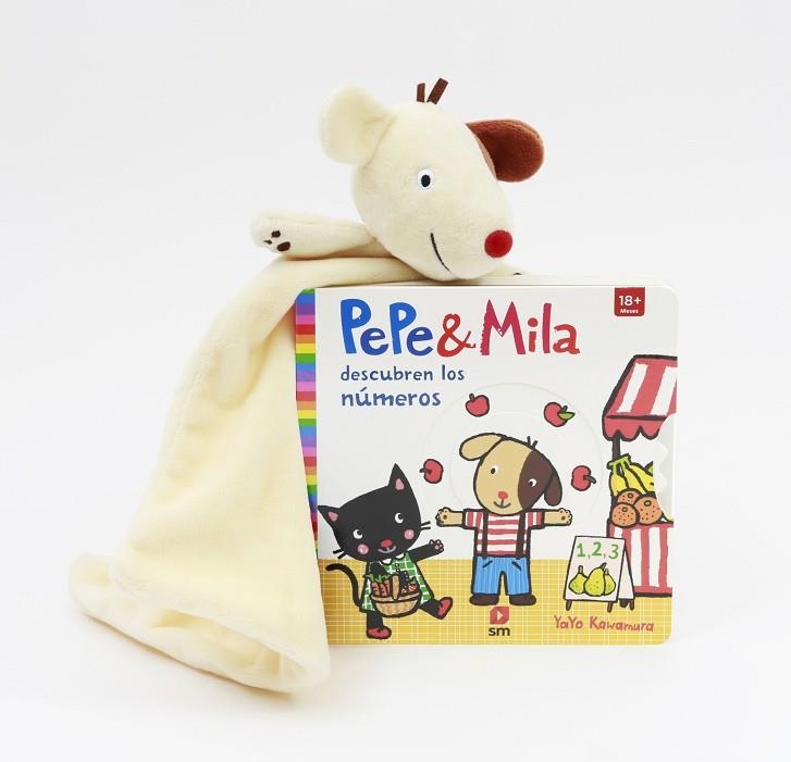 Pack con Doudou Pepe&Mila descubren los números | 9788413922270 | Kawamura, Yayo | Librería Castillón - Comprar libros online Aragón, Barbastro