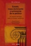 Estado, clase dominante y autonomía de lo político | 9788412329049 | Laclau, Ernesto/Miliband, Ralph/Poulantzas, Nicos | Librería Castillón - Comprar libros online Aragón, Barbastro