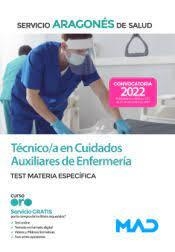 TECNICO/A EN CUIDADOS AUXILIARES DE ENFERMERIA SALUD ARAGON TEST ESPECIFICO ED.2022 | 9788414253816 | Librería Castillón - Comprar libros online Aragón, Barbastro