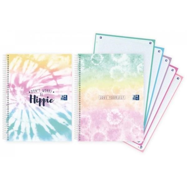 CUADERNO A4+ EUROPEAN BOOK 5 COLORES OXFORD TIE DYE 120H 90GR CUAD 5MM TE | 8412771042288 | Librería Castillón - Comprar libros online Aragón, Barbastro