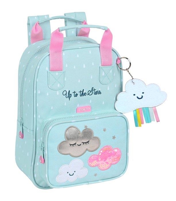 MOCHILA INFANTIL ADAPTABLE A CARRO ASAS RECICLABLE GLOWLAB KIDS NUBE | 8412688466405 | Librería Castillón - Comprar libros online Aragón, Barbastro