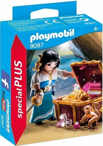 PLAYMOBIL PIRATA CON TESORO 9087 | 4008789090874 | Librería Castillón - Comprar libros online Aragón, Barbastro