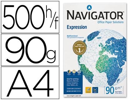 PAPEL A4 90GR 500H NAVIGATOR INKJET | 5602024005013 | Librería Castillón - Comprar libros online Aragón, Barbastro