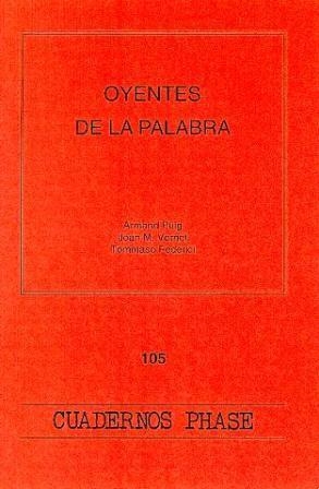 Oyentes de la Palabra | 9788474676327 | Puig, A. / Vernet Mateu, Joan Maria / Federici, T. | Librería Castillón - Comprar libros online Aragón, Barbastro