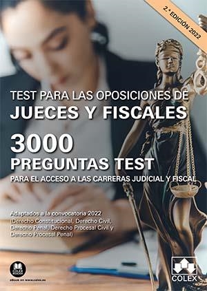 Test para las oposiciones de jueces y fiscales. 3000 preguntas test para el acce | 9788413594156 | Ercilla García, Javier / Tuero González, Francisco / Tuero González, Alejandro / Clemente Lázaro, Ja | Librería Castillón - Comprar libros online Aragón, Barbastro