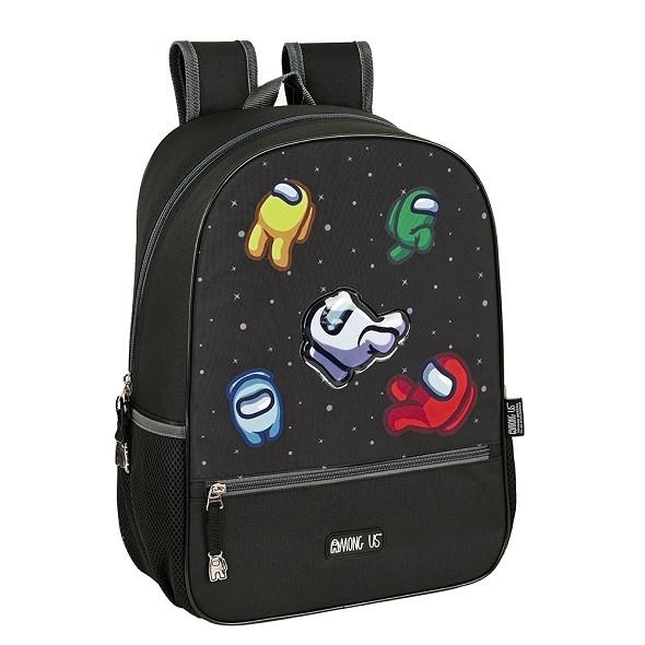 MOCHILA SAFTA DE 40 CM AMONG US BLACK | 8412688474073 | Librería Castillón - Comprar libros online Aragón, Barbastro