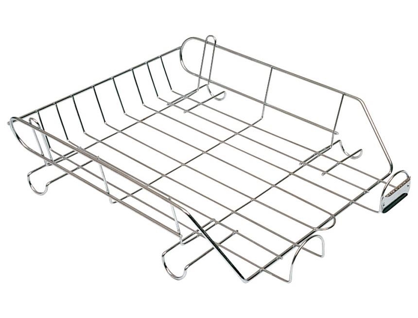 BANDEJA SOBREMESA METALICA Q-CONNECT CROMADA 370x275 mm | 5705831042834 | Librería Castillón - Comprar libros online Aragón, Barbastro