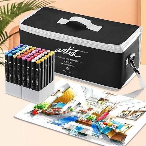 ROTULADORES DOBLE PUNTA ROYMART LUXURY CANVAS GAMA ARTIST 204 COLORES | 8431234182569 | Librería Castillón - Comprar libros online Aragón, Barbastro