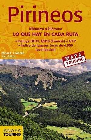 Mapa de Los Pirineos 1:340.000 -  (desplegable) | 9788491584704 | Anaya Touring | Librería Castillón - Comprar libros online Aragón, Barbastro