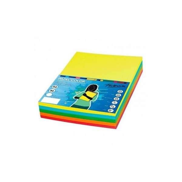 PAPEL A4 250H 80 GR COLORES SURTIDOS FLUOR | 8423614003489 | Librería Castillón - Comprar libros online Aragón, Barbastro