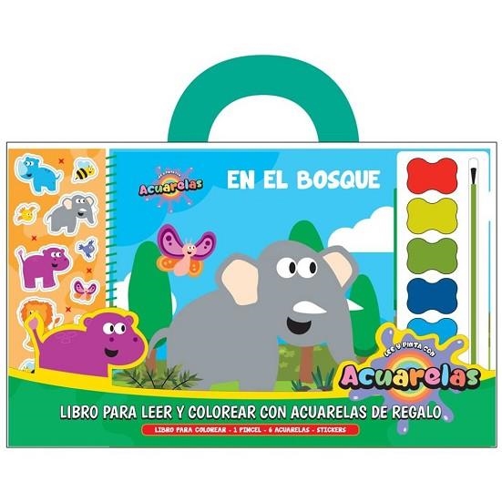 En el bosque. Libros para leer y colorear con acuarelas. | 9788418697838 | VV.AA. | Librería Castillón - Comprar libros online Aragón, Barbastro