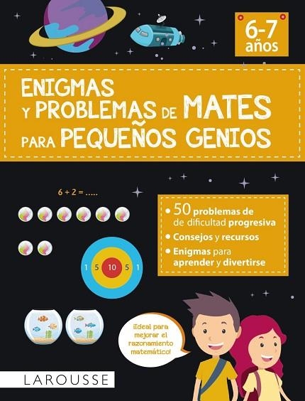 Enigmas y problemas de mates para pequeños genios (6-7 años) | 9788418882869 | Urvoy, Delphine | Librería Castillón - Comprar libros online Aragón, Barbastro