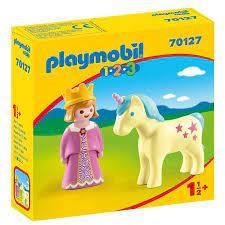 PLAYMOBIL 1-2-3  PRINCESA CON UNICORNIO 70127 | 4008789701275 | Librería Castillón - Comprar libros online Aragón, Barbastro