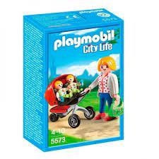 PLAYMOBIL MAMA CON CARRITO DE GEMELOS 5573 | 4008789055736 | Librería Castillón - Comprar libros online Aragón, Barbastro