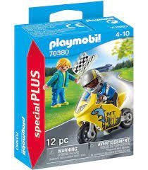 PLAYMOBIL CON MOTO DE CARRERAS 70380 | 4008789703804 | Librería Castillón - Comprar libros online Aragón, Barbastro