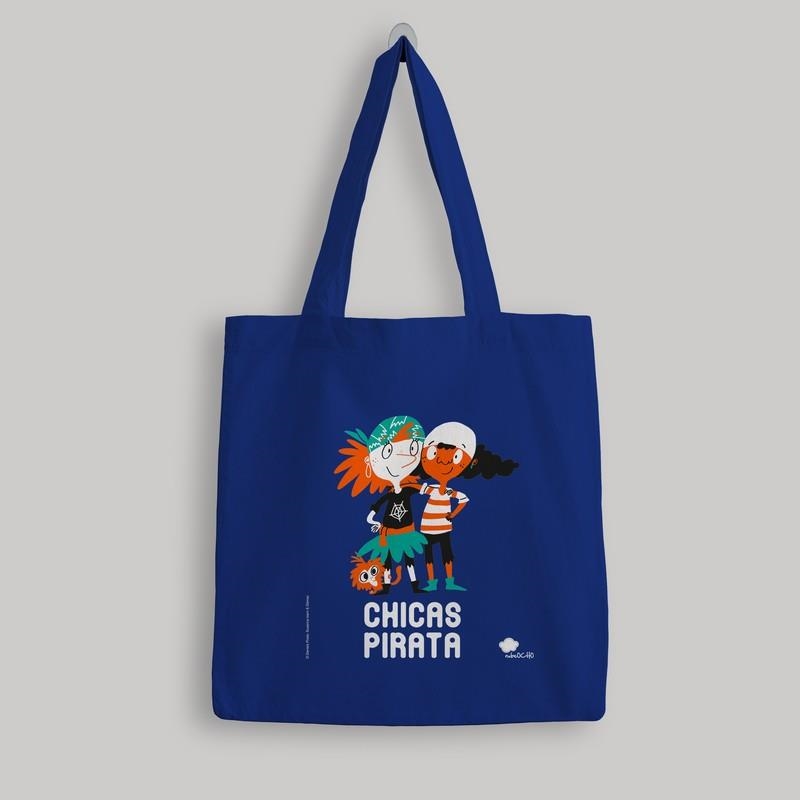 Bolsa de tela 'Chicas Pirata' - color azul | 9788418133985 | Gómez / Isern, Susanna | Librería Castillón - Comprar libros online Aragón, Barbastro