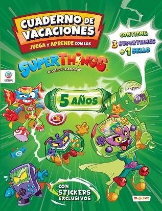 Cuaderno de Vacaciones juega y aprende Superthings Guardians of Kazoom para 5 añ | 9788419011091 | Ediba Europa EON SL | Librería Castillón - Comprar libros online Aragón, Barbastro