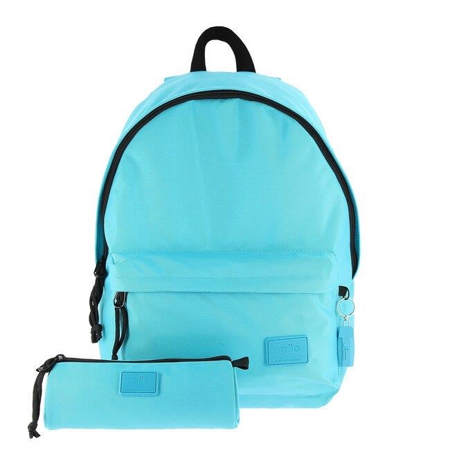 MOCHILA TOTTO KALEX + PORTATODO Z95 TURQUESA | 7704758586696 | Librería Castillón - Comprar libros online Aragón, Barbastro