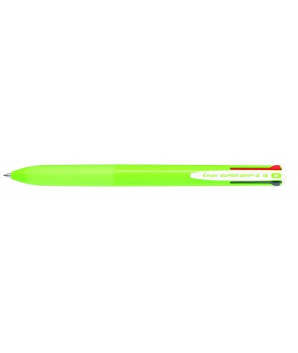 BOLIGRAFO PILOT SUPERGRIP G 4 COLORES DE TINTA VERDE CLARO | 4902505580901 | Librería Castillón - Comprar libros online Aragón, Barbastro