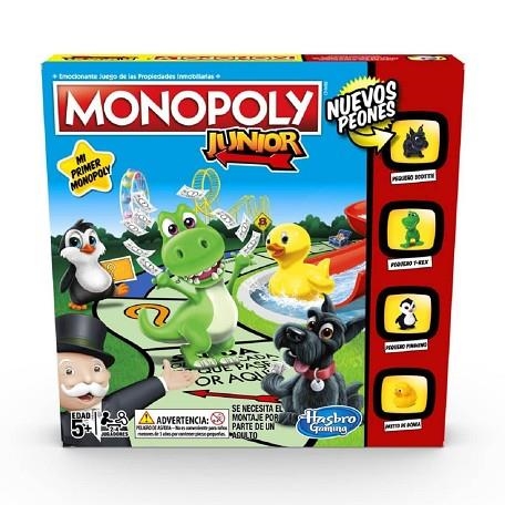 JUEGO DE MESA MONOPOLY JUNIOR | 5010993557608 | Librería Castillón - Comprar libros online Aragón, Barbastro