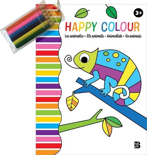 HAPPY COLOUR - LOS ANIMALES | 9789403228945 | BALLON | Librería Castillón - Comprar libros online Aragón, Barbastro