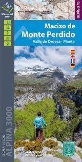 Macizo de Monte Perdido. Mapa Waterproof - Escala 1:15.000 | 9788480909365 | VV.AA. | Librería Castillón - Comprar libros online Aragón, Barbastro