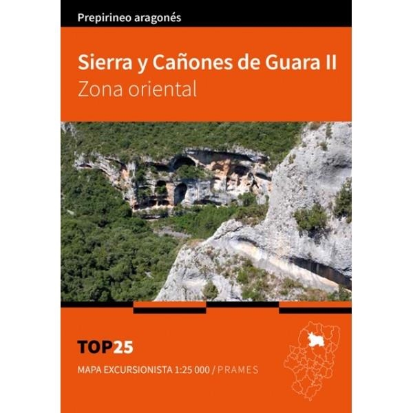 MAPA TOP 25 SIERRA Y CAÑONES DE GUARA II ZONA ORIENTAL | 9788483215449 | Librería Castillón - Comprar libros online Aragón, Barbastro