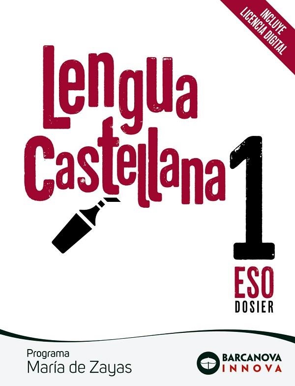 María de Zayas 1 ESO. Lengua castellana | 9788448950491 | Ezquerra, Francis | Librería Castillón - Comprar libros online Aragón, Barbastro