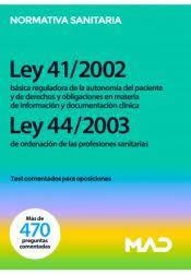 LEY 41/2002 BASICA DEL PACIENTE Y 44/2003 PROFESIONES SANITARIAS | 9788414260364 | Librería Castillón - Comprar libros online Aragón, Barbastro