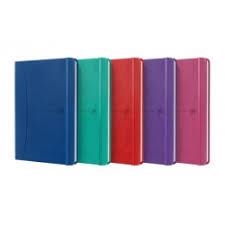 LIBRETA COSIDA OXFORD SIGNATURE A5 80 HOJAS OP LISO TE COLORES VIVOS | 3020120189444 | Librería Castillón - Comprar libros online Aragón, Barbastro