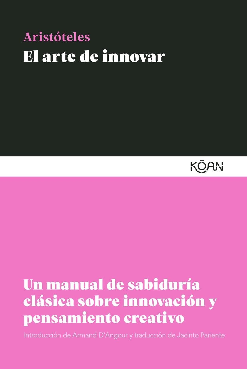 El arte de innovar | 9788418223570 | Aristóteles | Librería Castillón - Comprar libros online Aragón, Barbastro