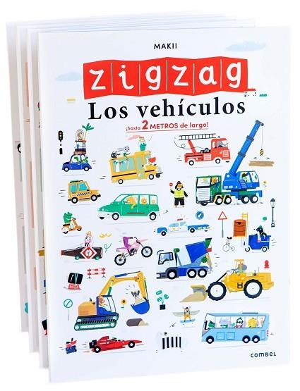 Zigzag Los vehículos | 9788491018957 | Makii | Librería Castillón - Comprar libros online Aragón, Barbastro