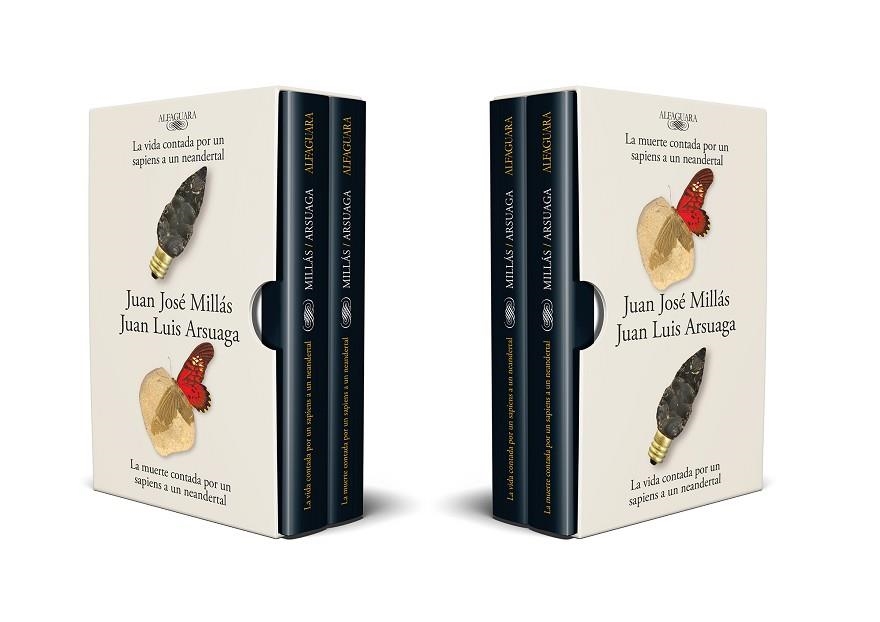 Estuche La vida y la muerte contadas por un sapiens a un neandertal | 9788420463896 | Juan Luis Arsuaga Juan José Millás | Librería Castillón - Comprar libros online Aragón, Barbastro