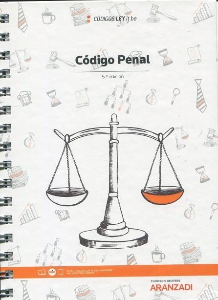 Código penal Ley it be (DÚO) | 9788411248549 | Editorial Aranzadi | Librería Castillón - Comprar libros online Aragón, Barbastro