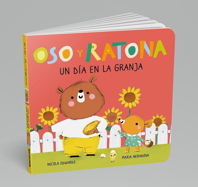 Oso y Ratona. Pequeñas manitas - Un día en la granja | 9788448860622 | Maria Neradova Nicola Edwards | Librería Castillón - Comprar libros online Aragón, Barbastro