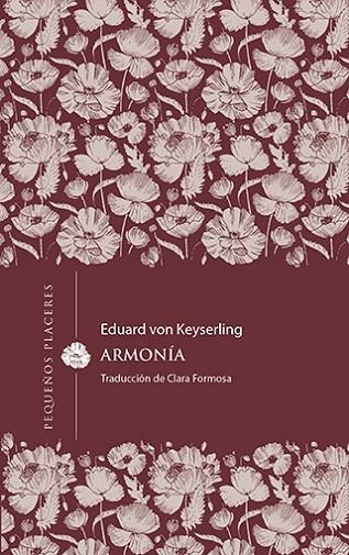 Armonía | 9788412401967 | von Keyserling, Eduard | Librería Castillón - Comprar libros online Aragón, Barbastro