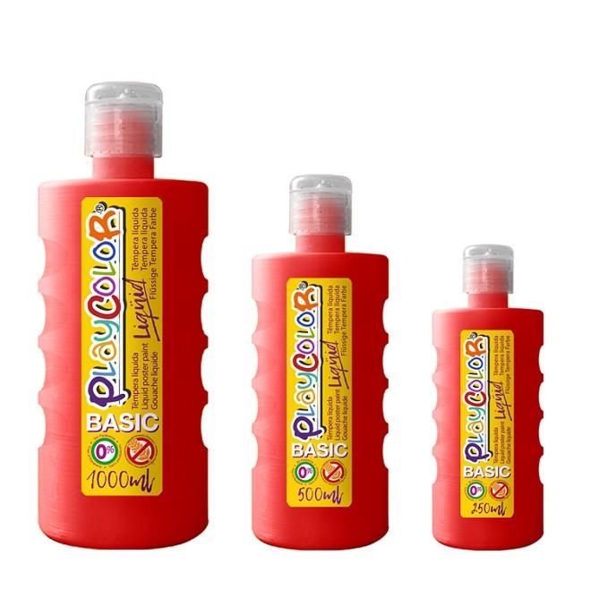 TEMPERA PLAYCOLOR LIQUID BASIC ROJO | 8414213192315 | Librería Castillón - Comprar libros online Aragón, Barbastro