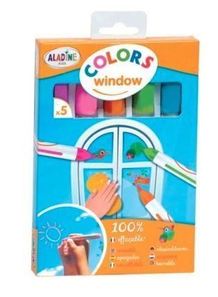 PACK 5 ROTULADORES CRISTAL COLORS WINDOW | 3660016420109 | Librería Castillón - Comprar libros online Aragón, Barbastro