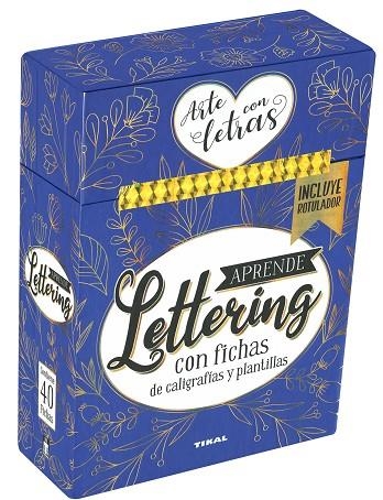 Aprende lettering. Con fichas de caligrafías y plantillas | 9788499285078 | Equipo Tikal | Librería Castillón - Comprar libros online Aragón, Barbastro