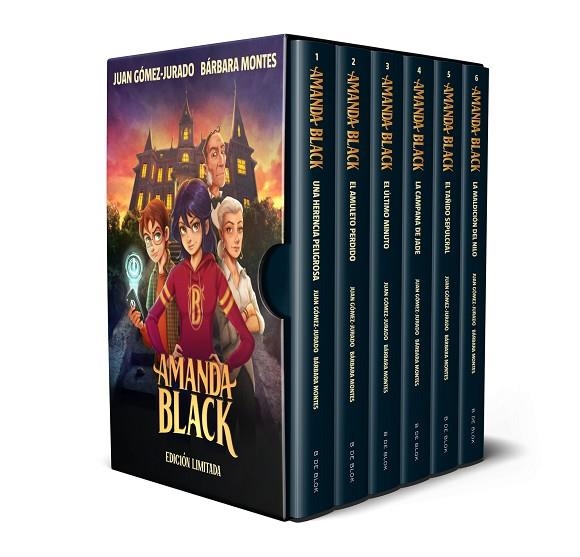 Amanda Black 1-6 - Pack Amanda Black - Libros del 1 al 6 (edición limitada) | 9788419048967 | Gómez-Jurado, Juan / Montes, Bárbara | Librería Castillón - Comprar libros online Aragón, Barbastro