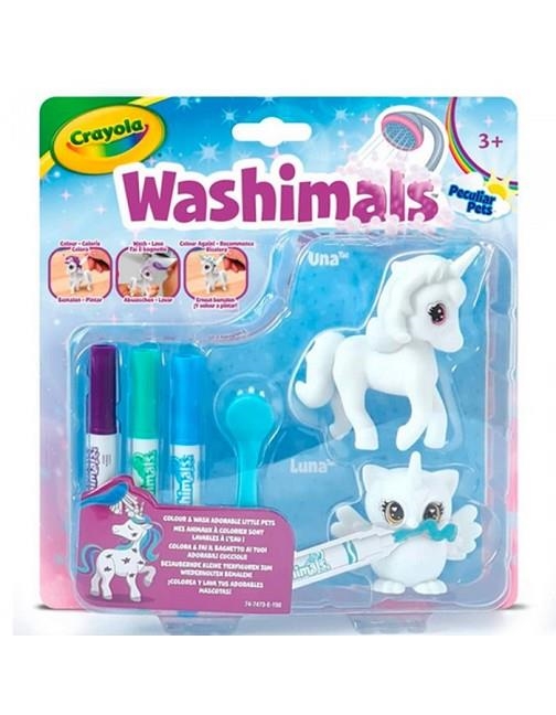 CRAYOLA WASHIMALS MINI SET UNICORNIO BUHO | 071662074739 | Librería Castillón - Comprar libros online Aragón, Barbastro