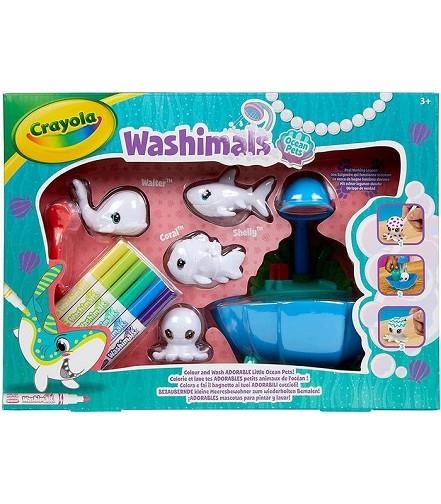 CRAYOLA WASHIMALS ARRECIFE Y 4 ANIMALES MAR | 071662074548 | Librería Castillón - Comprar libros online Aragón, Barbastro